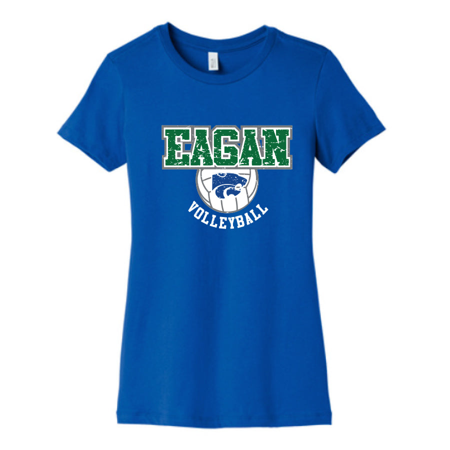 EAGAN VOLLEYBALL FANWEAR - WOMEN'S SLIM FIT TEE