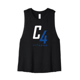 C4 FITNESS - WOMENS RACERBACK CROPPED TANK
