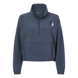 C4 FITNESS - WOMENS STRETCH WOVEN QTR ZIP