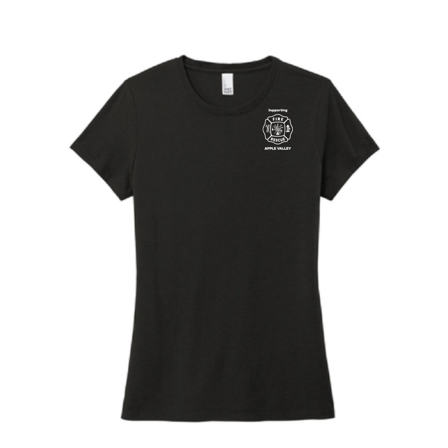 APPLE VALLEY FIRE DEPT - WOMENS PERFECT TRI TEE