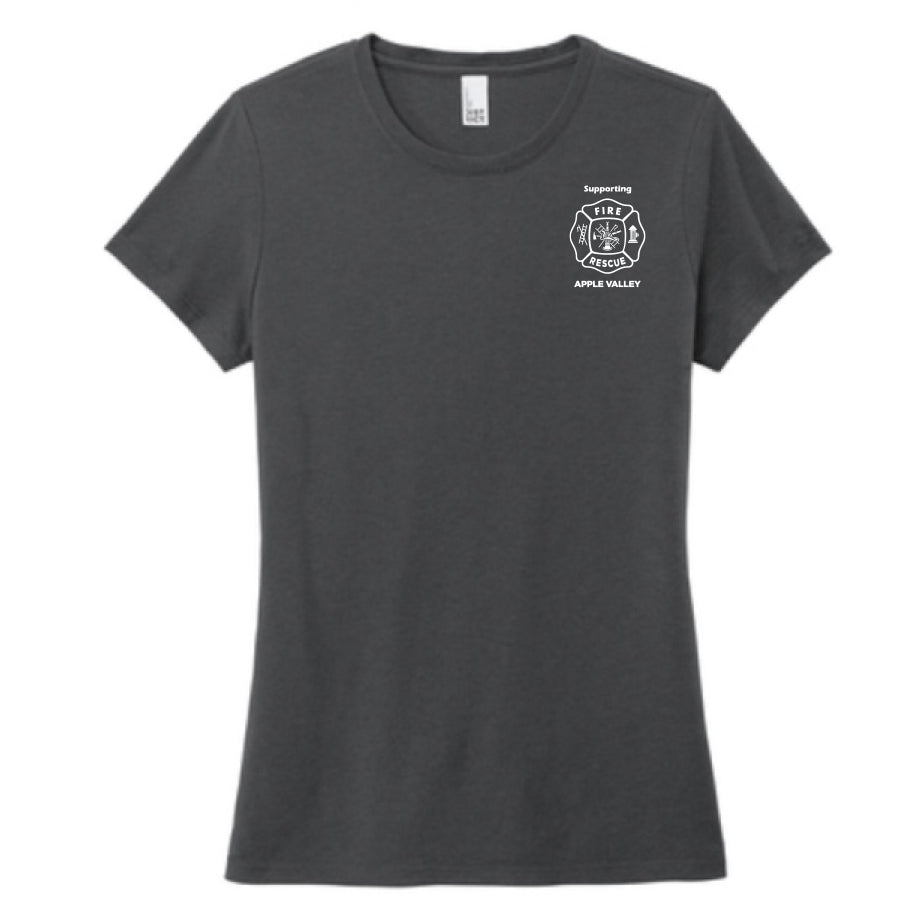 APPLE VALLEY FIRE DEPT - WOMENS PERFECT TRI TEE