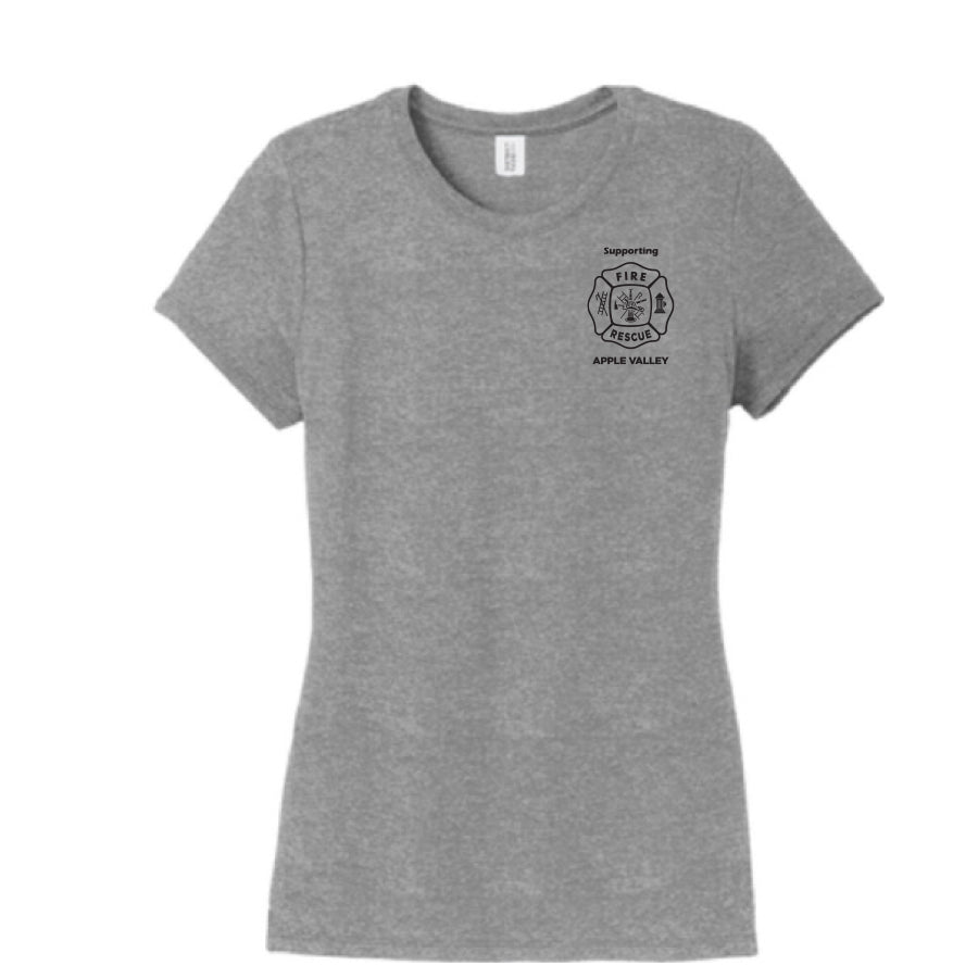 APPLE VALLEY FIRE DEPT - WOMENS PERFECT TRI TEE