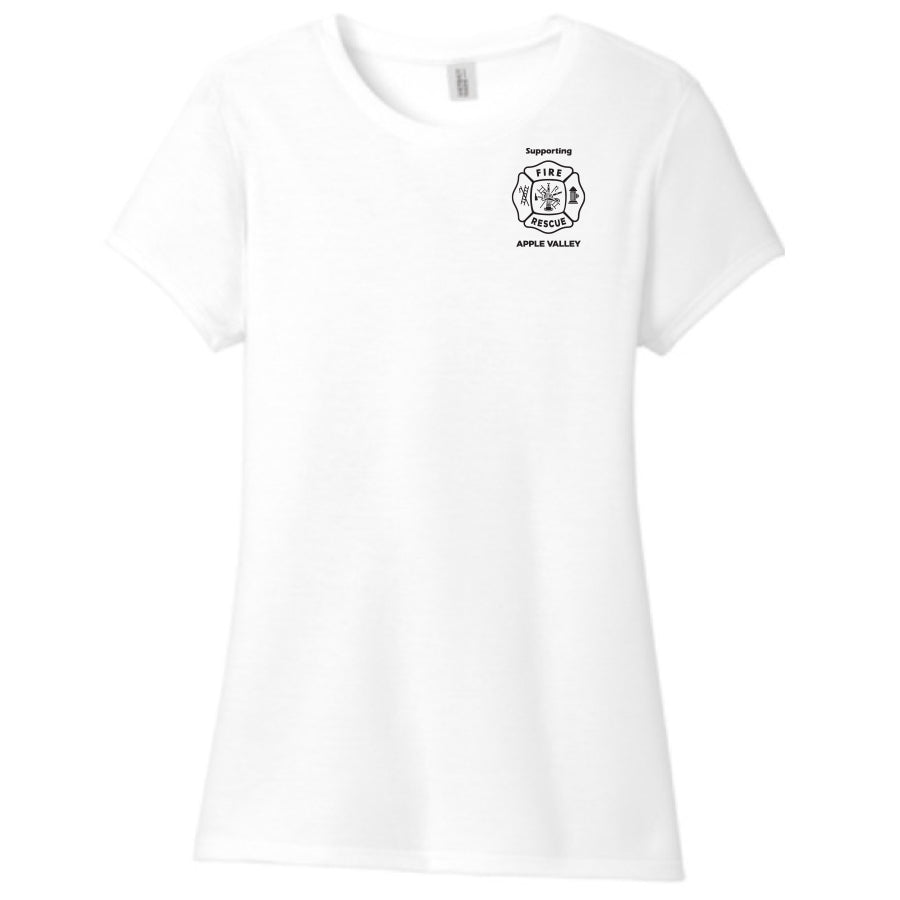 APPLE VALLEY FIRE DEPT - WOMENS PERFECT TRI TEE