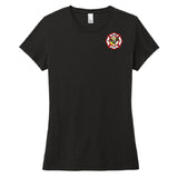 APPLE VALLEY FIRE DEPT - STATION 1 - WOMENS PERFECT TRI TEE