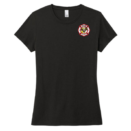 APPLE VALLEY FIRE DEPT - STATION 1 - WOMENS PERFECT TRI TEE