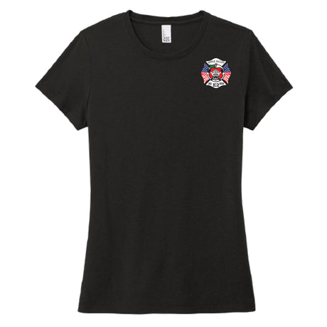 APPLE VALLEY FIRE DEPT - STATION 2 - WOMENS PERFECT TRI TEE