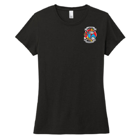 APPLE VALLEY FIRE DEPT - STATION 3 - WOMENS PERFECT TRI TEE