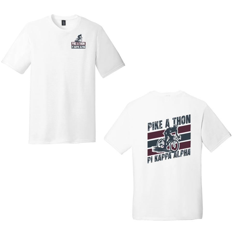 UND PIKE FRAT - PIKE A THON - PERFECT TRI TEE WHITE