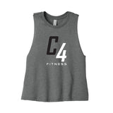C4 FITNESS - WOMENS RACERBACK CROPPED TANK