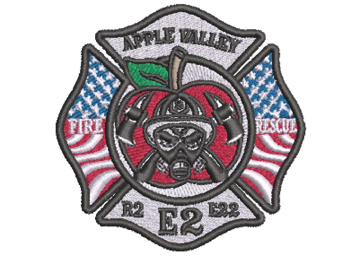 APPLE VALLEY FIRE DEPT - STATION 2 - CUSTOM PATCH