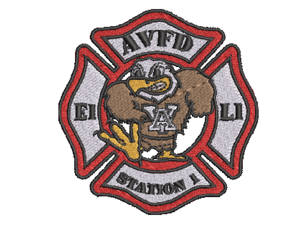 APPLE VALLEY FIRE DEPT - STATION 1 - CUSTOM PATCH