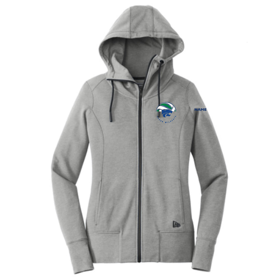 EAGAN VOLLEYBALL FANWEAR - LADIES FLEECE FULL-ZIP HOODIE