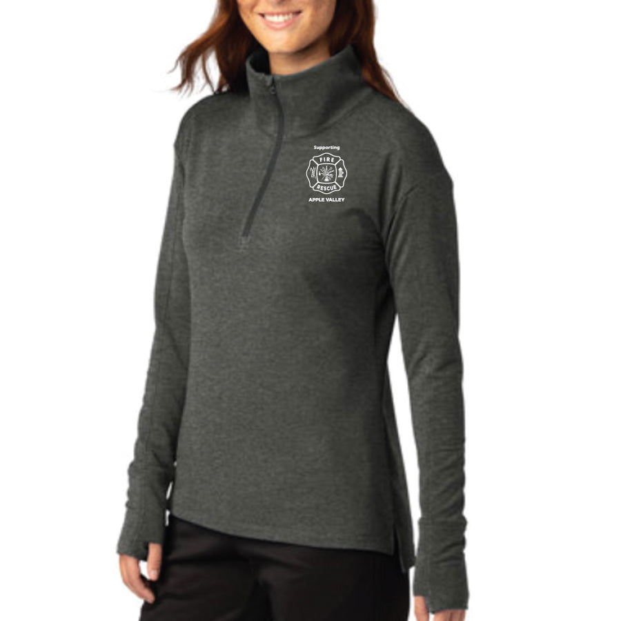 APPLE VALLEY FIRE DEPT -LADIES SPORT WICK FLEX FIT 1/4 ZIP