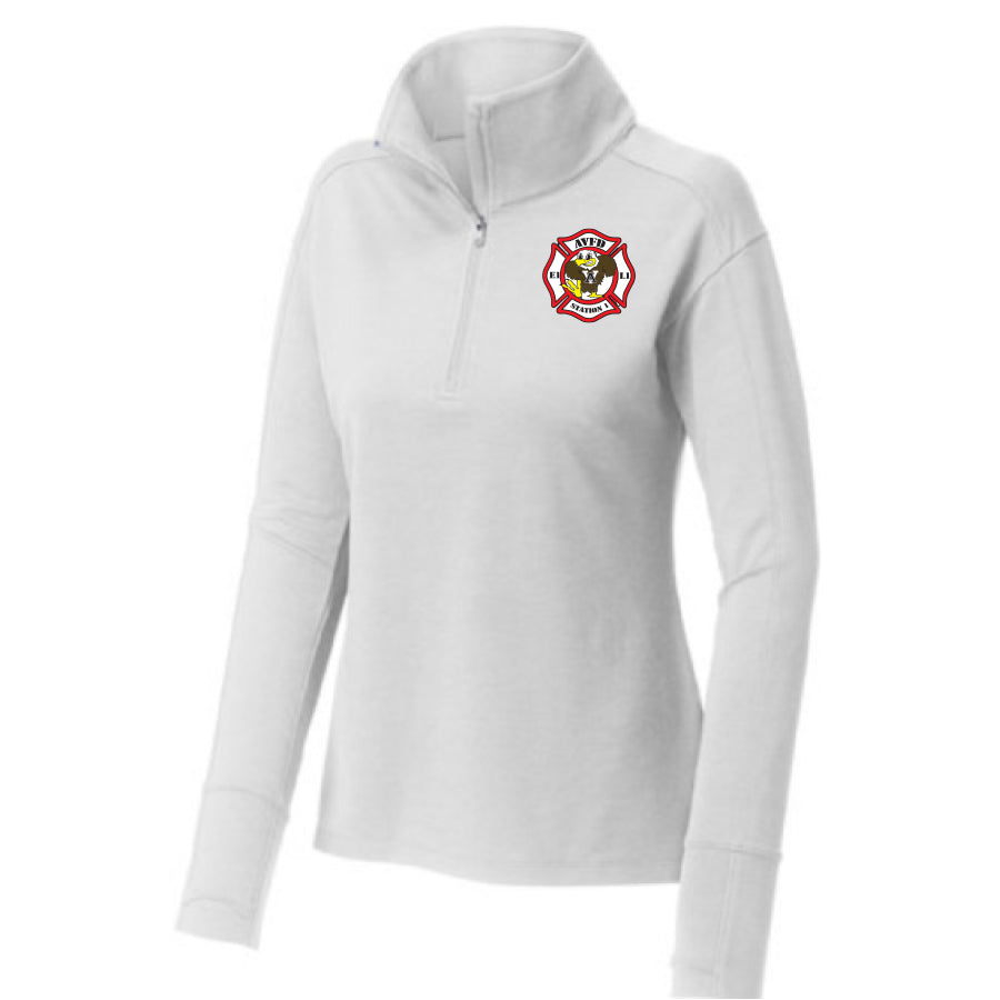 APPLE VALLEY FIRE DEPT - STATION 1 - LADIES SPORT WICK FLEX FIT 1/4 ZIP