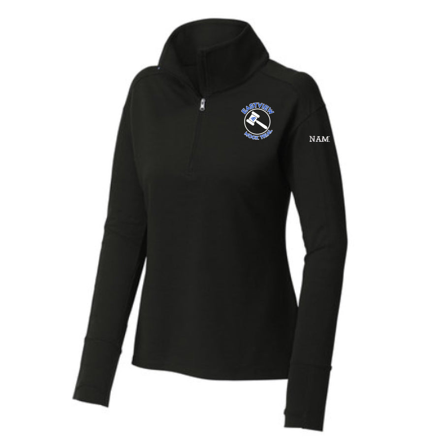 EASTVIEW MOCK TRIAL - LADIES SPORT WICK FLEX FIT 1/4 ZIP