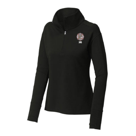 APPLE VALLEY FIRE DEPT - STATION 1 - LADIES SPORT WICK FLEX FIT 1/4 ZIP