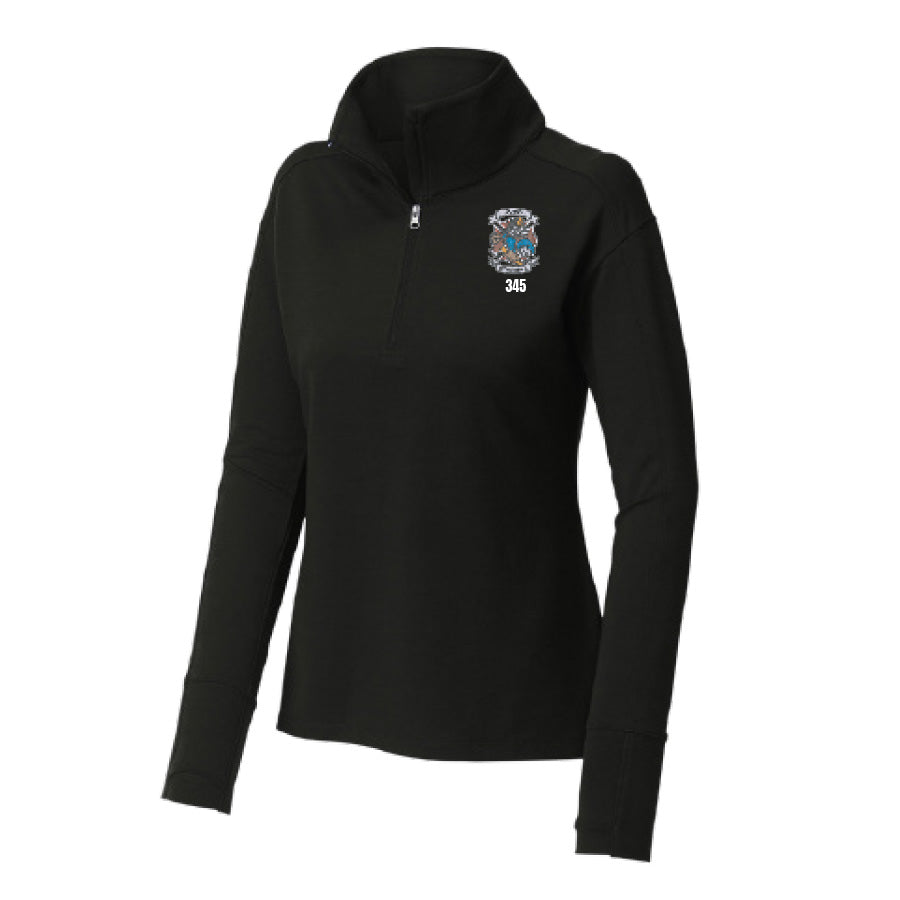APPLE VALLEY FIRE DEPT - STATION 3 - LADIES SPORT WICK FLEX FIT 1/4 ZIP