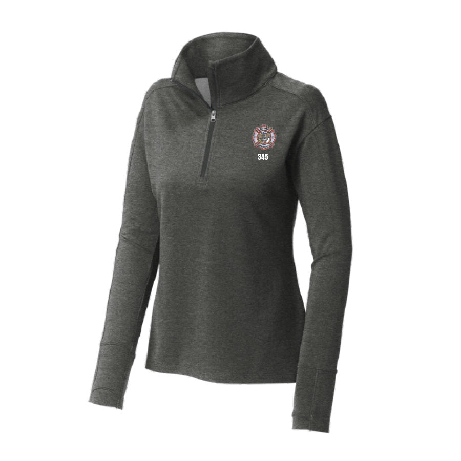 APPLE VALLEY FIRE DEPT - STATION 1 - LADIES SPORT WICK FLEX FIT 1/4 ZIP