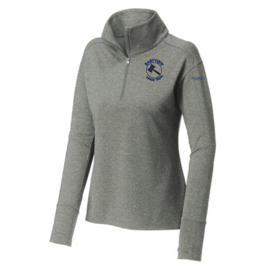 EASTVIEW MOCK TRIAL - LADIES SPORT WICK FLEX FIT 1/4 ZIP