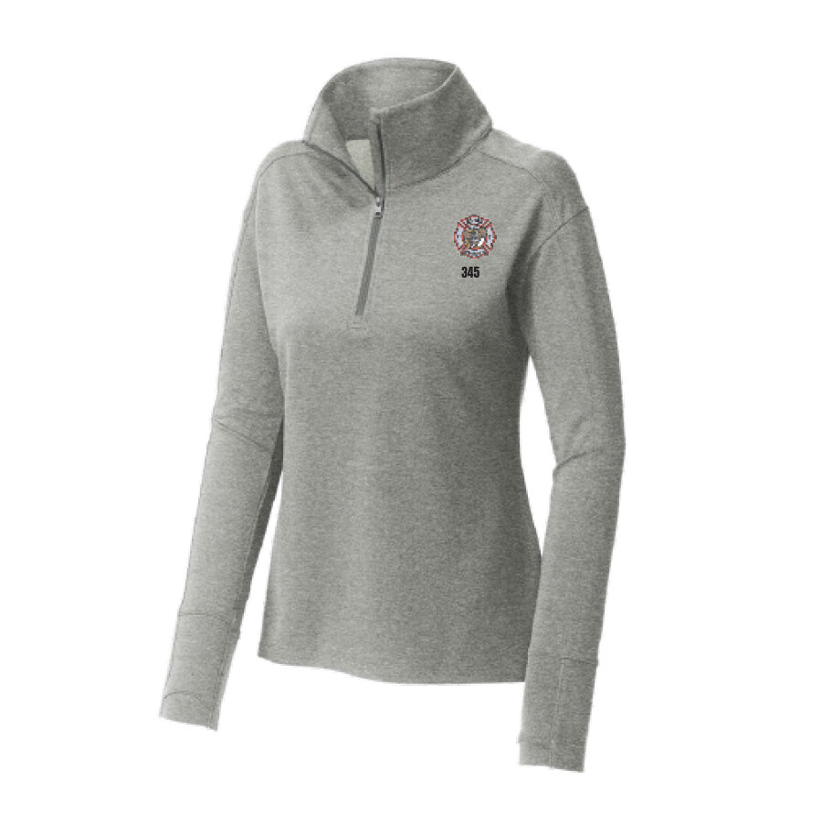 APPLE VALLEY FIRE DEPT - STATION 1 - LADIES SPORT WICK FLEX FIT 1/4 ZIP