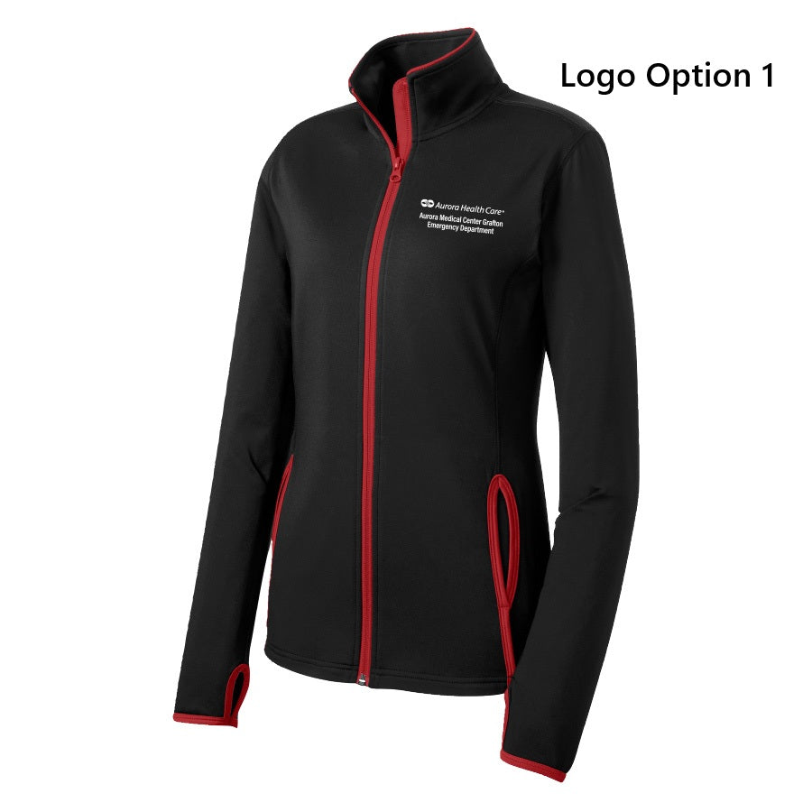 Aurora Women's Stretch Contrast Full Zip