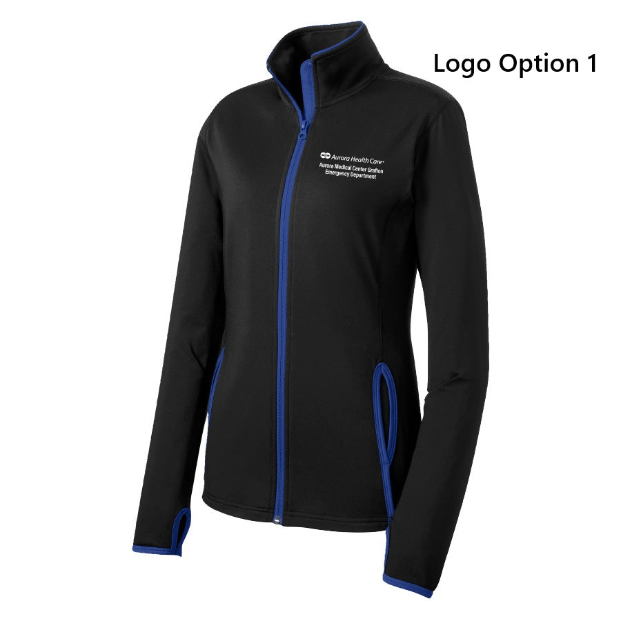 Aurora Women's Stretch Contrast Full Zip