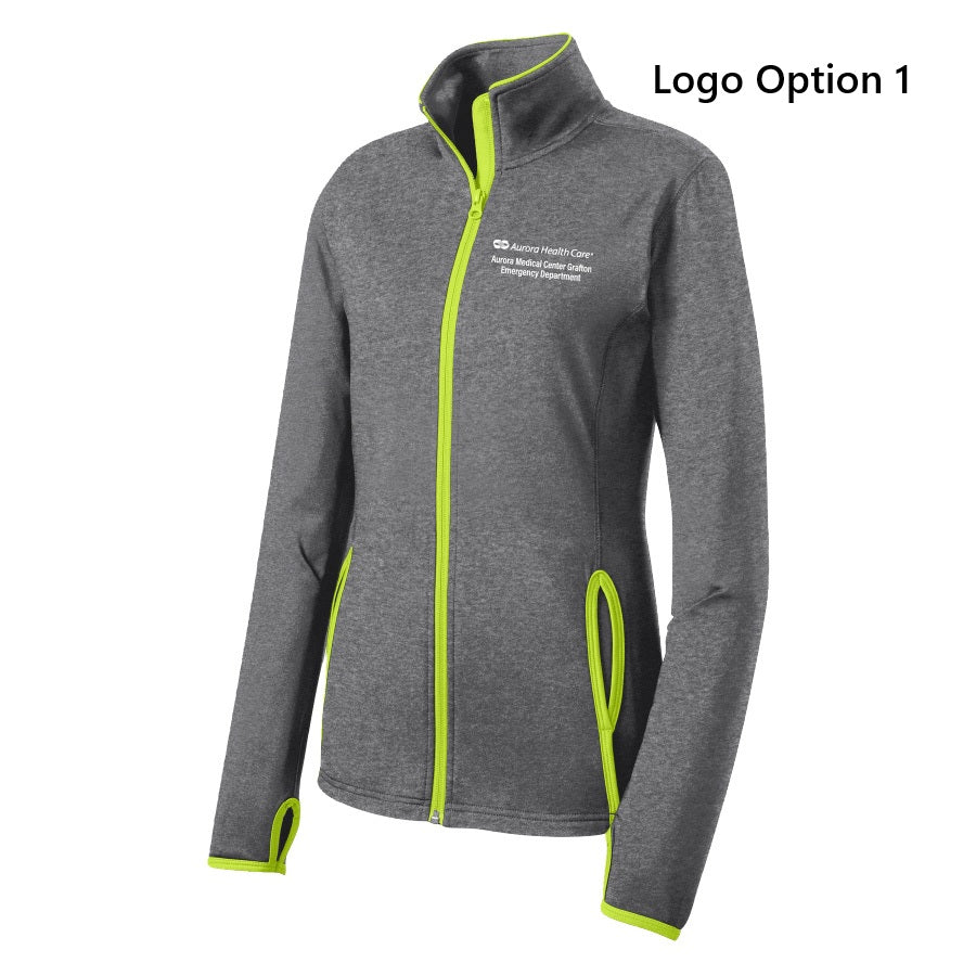 Aurora Women's Stretch Contrast Full Zip