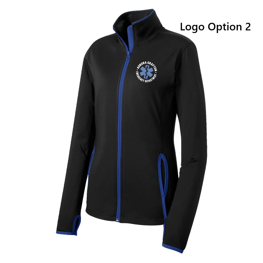 Aurora Women's Stretch Contrast Full Zip
