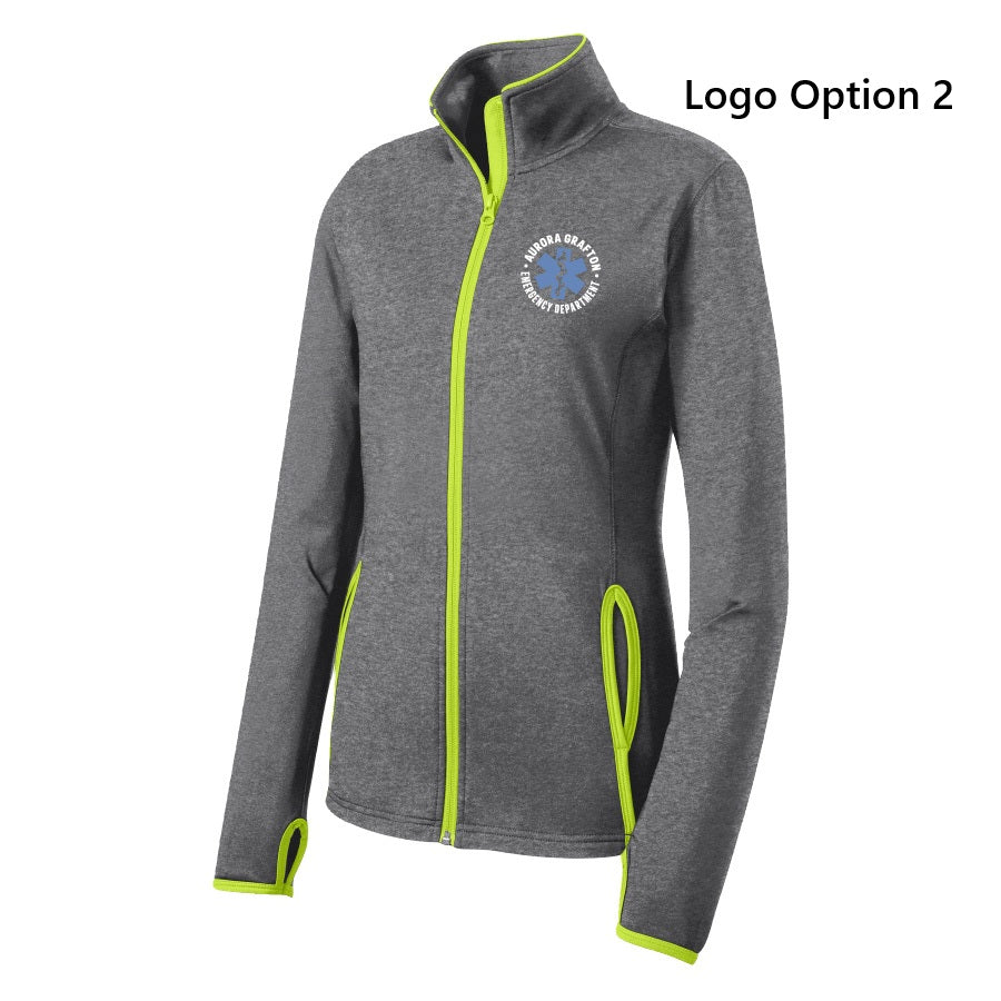 Aurora Women's Stretch Contrast Full Zip
