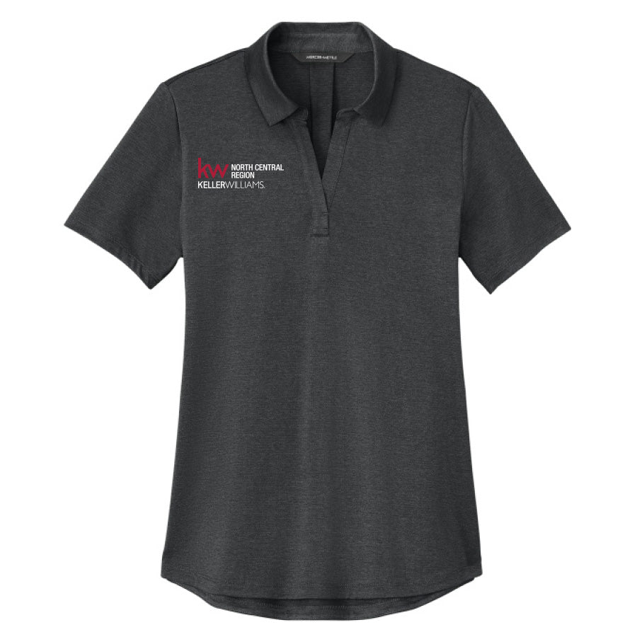 KW North Central Women's Polo - Anchor Grey Heather