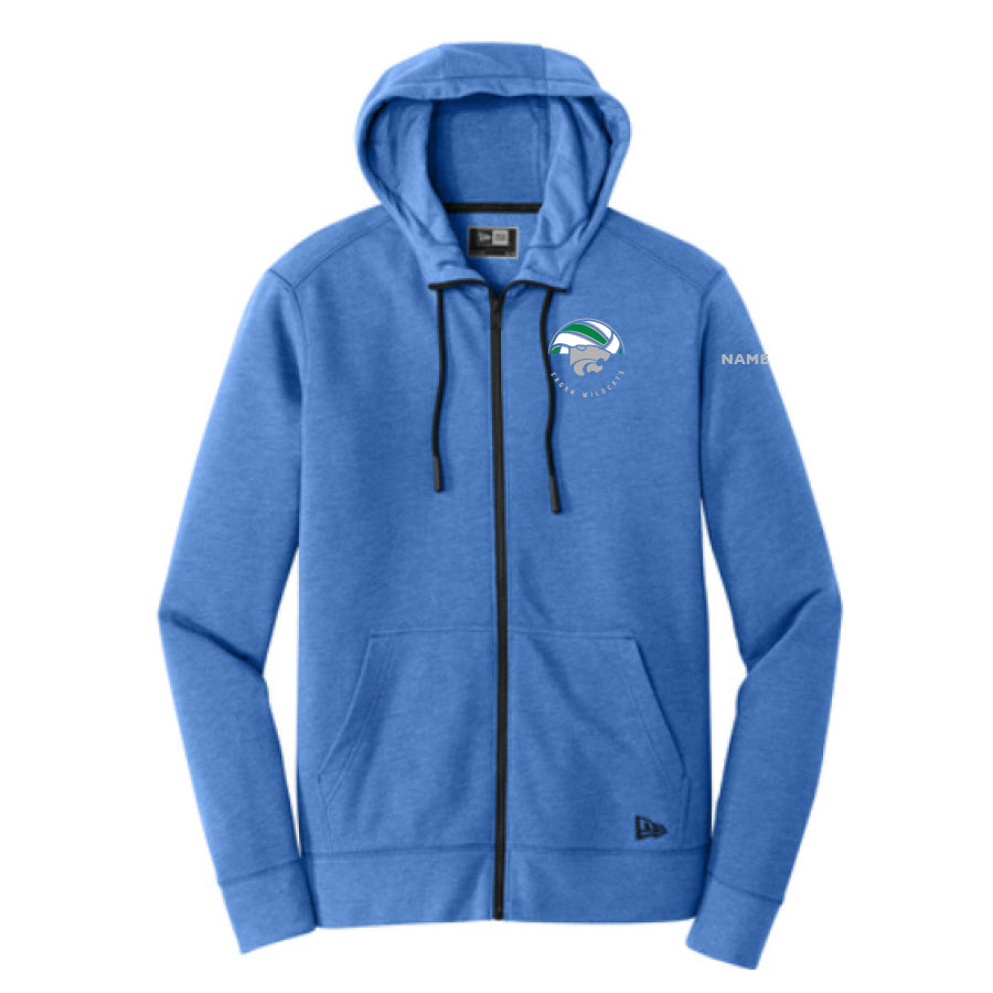 EAGAN VOLLEYBALL FANWEAR - TRIBLEND FLEECE FULLZIP HOODIE