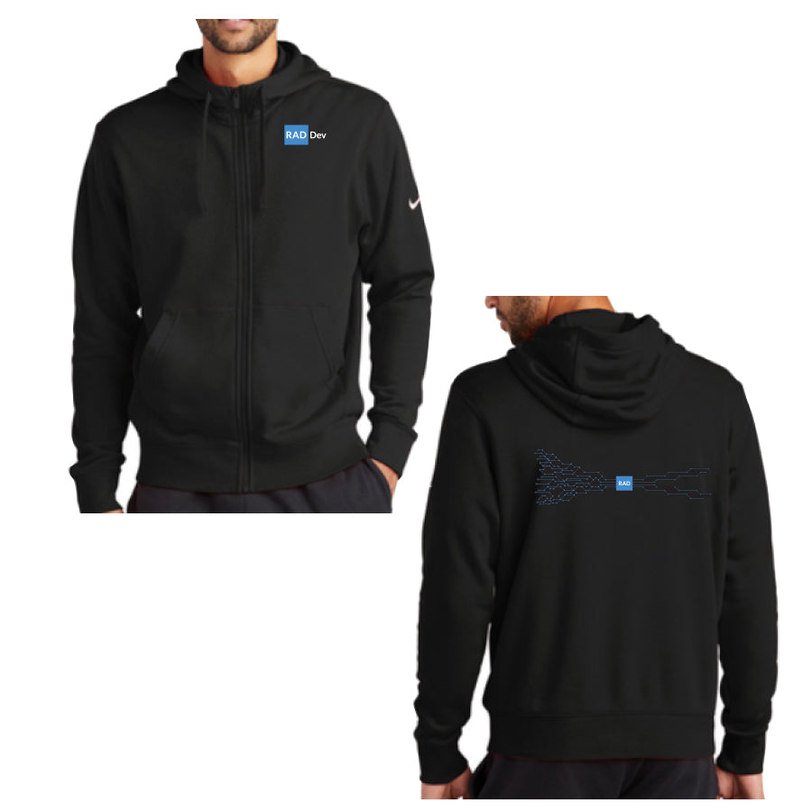 RAD Dev - CLUB FLEECE FULL ZIP HOODIE