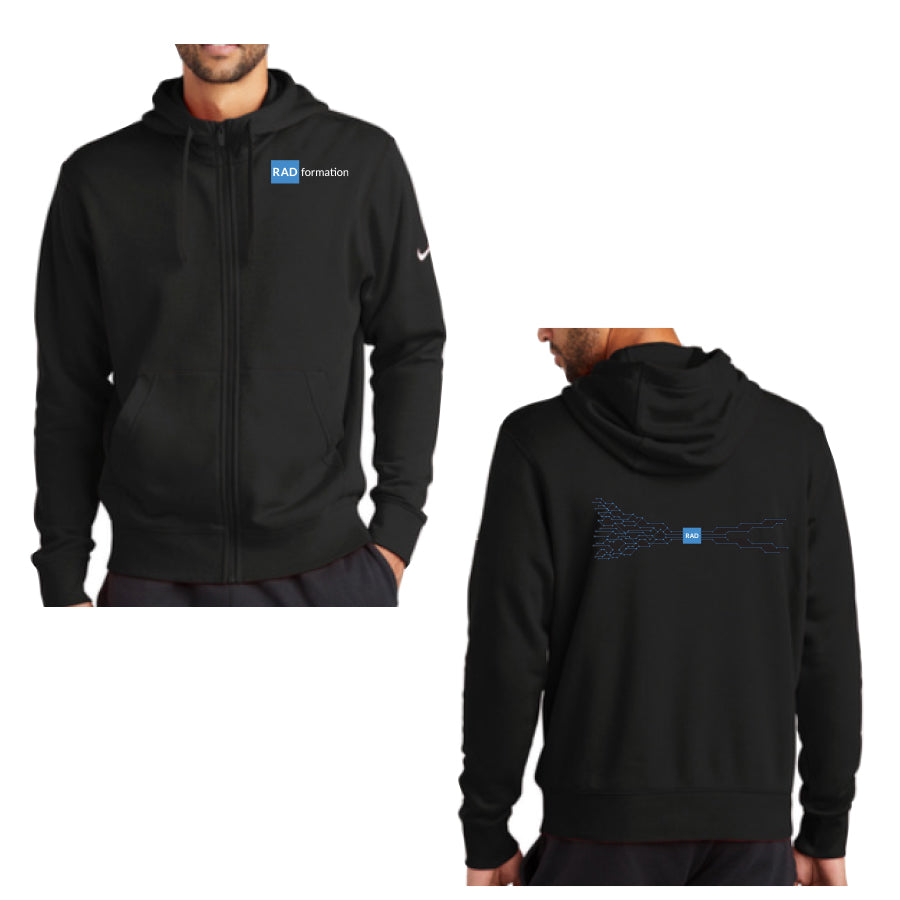 RAD formation - CLUB FLEECE FULL ZIP HOODIE