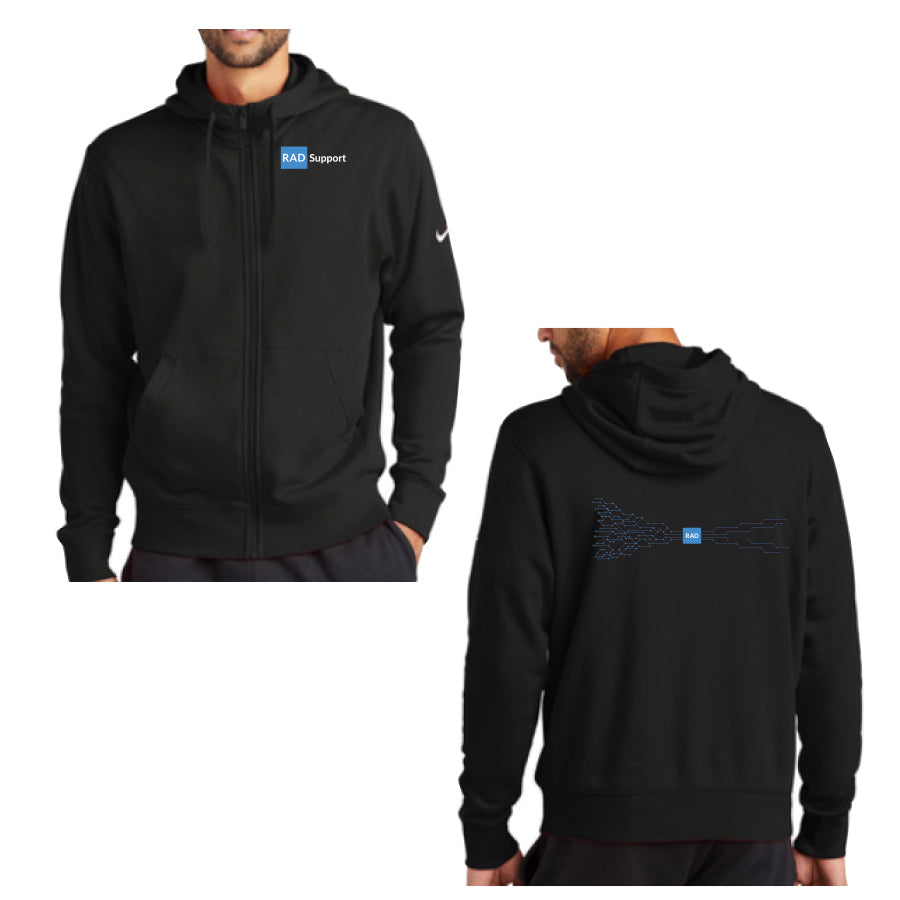 RAD Support - CLUB FLEECE FULL ZIP HOODIE