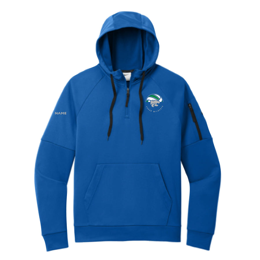 EAGAN VOLLEYBALL FANWEAR - THERMA FIT POCKET 1/4 ZIP HOOD