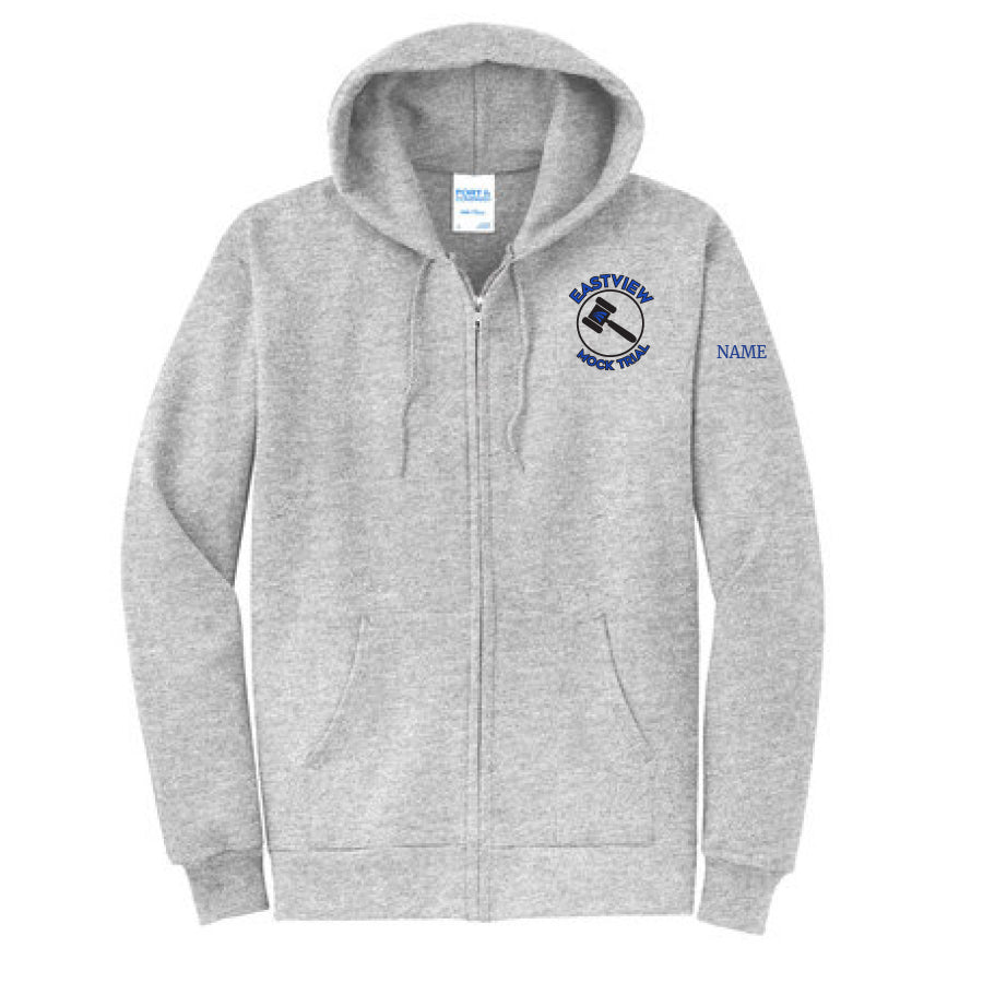 EASTVIEW MOCK TRIAL - FLEECE FULL ZIP HOODED SWEATSHIRT