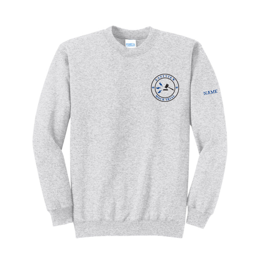 EASTVIEW MOCK TRIAL - PORT & CO CORE FLEECE CREW SS