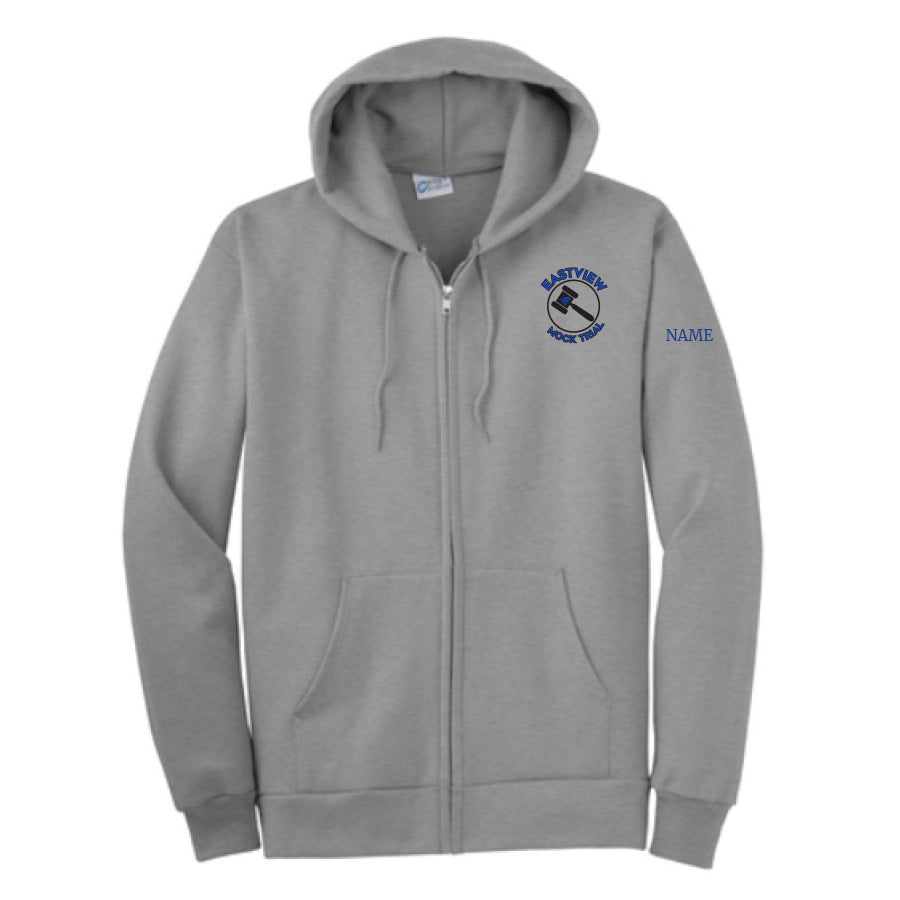 EASTVIEW MOCK TRIAL - TALL ESSENTIAL FLEECE FULL-ZIP SWEATHIRT