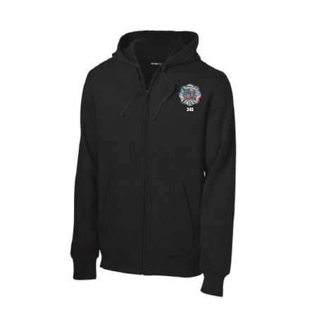 APPLE VALLEY FIRE DEPT - STATION 2 - FULL ZIP HOODED SWEATSHIRT