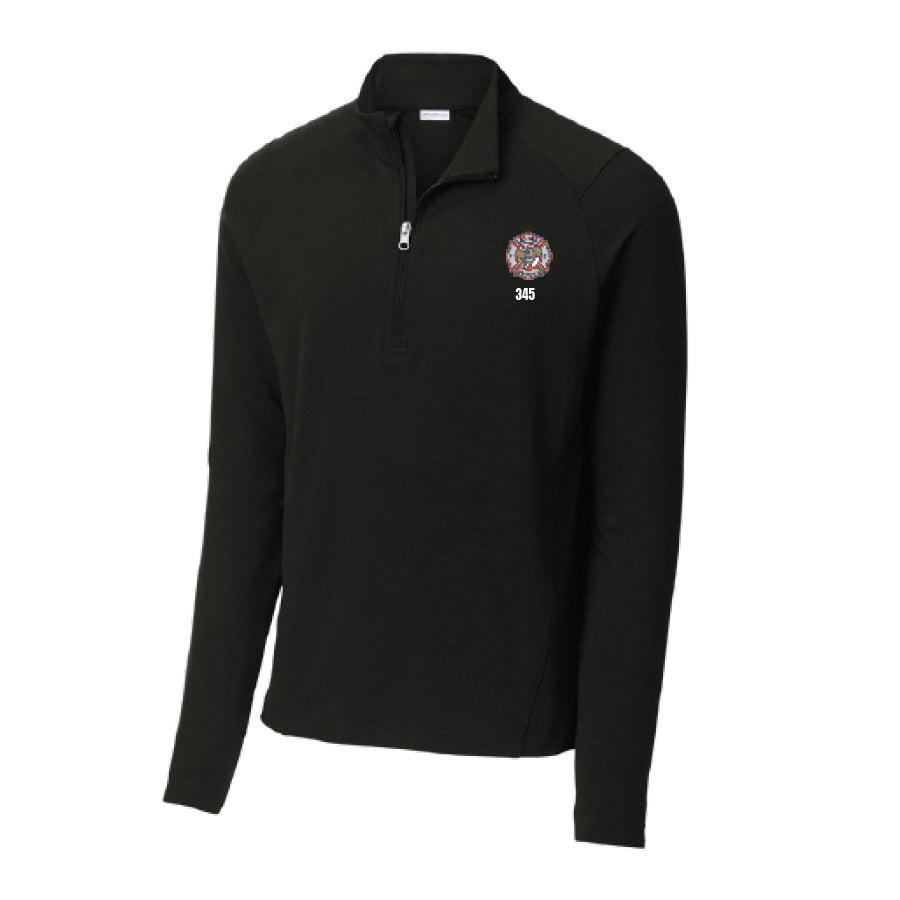 APPLE VALLEY FIRE DEPT - STATION 1 - MENS SPORT WICK FLEX FIT 1/4 ZIP