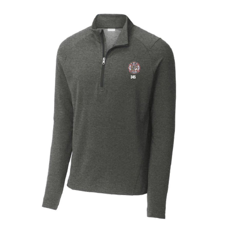 APPLE VALLEY FIRE DEPT - STATION 1 - MENS SPORT WICK FLEX FIT 1/4 ZIP