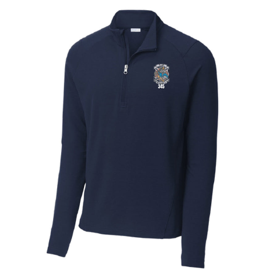 APPLE VALLEY FIRE DEPT - STATION 3 - MENS SPORT WICK FLEX FIT 1/4 ZIP
