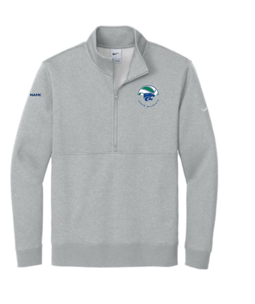 EAGAN VOLLEYBALL FANWEAR - CLUB FLEECE SWOOSH 1/2 ZIP